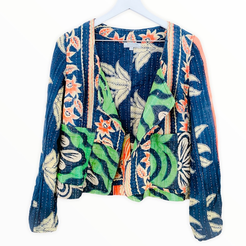 World Market Boho Quilted Lightweight Jacket Size XS